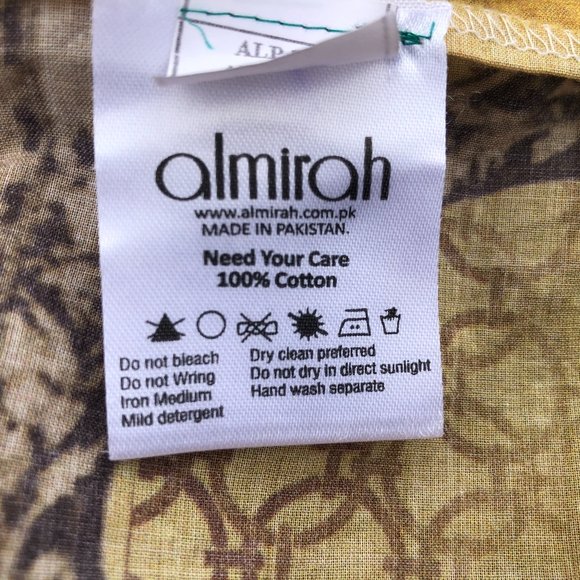 Almirah Embroidered Kurta Kurti Kameez Indian Bollywood Pakistani Tunic Top XL - Picture 11 of 12